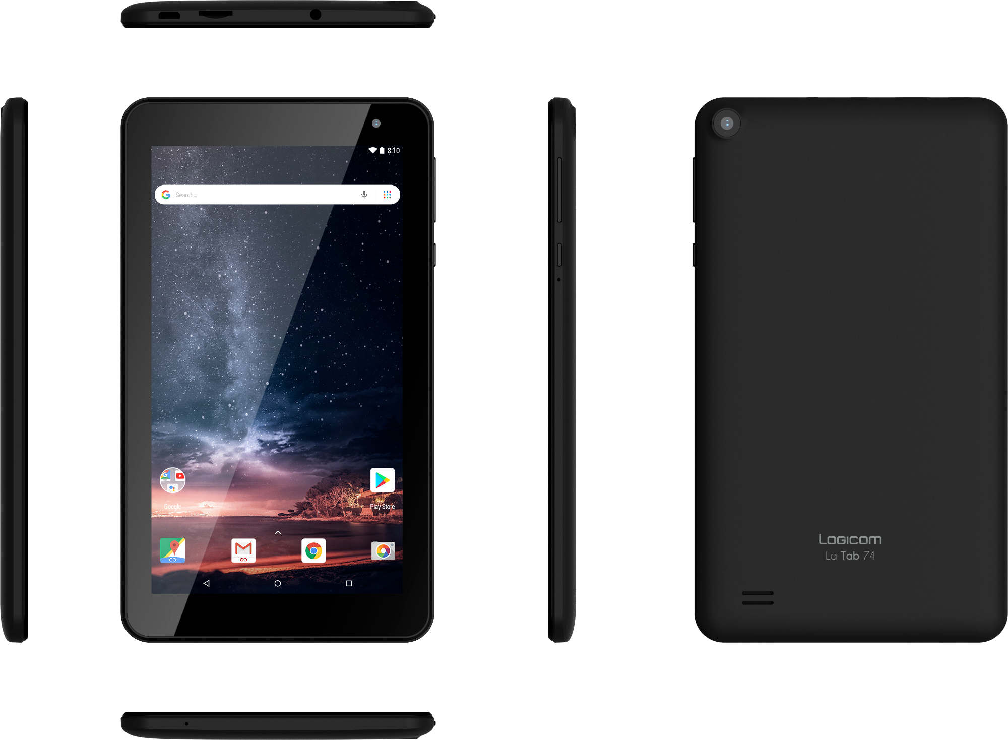 Logicom L-ement Tab 16GB - Noir - WiFi